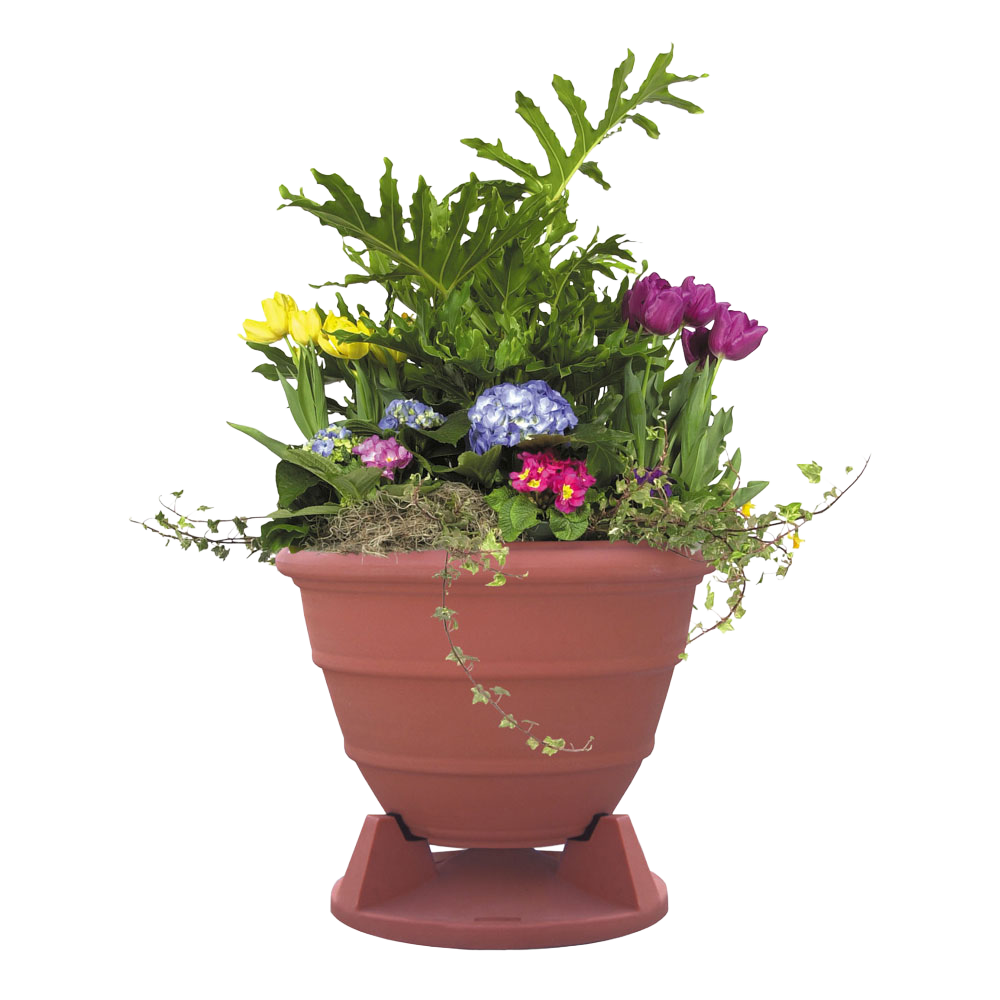 8" coaxial outdoor planter speaker-TC w/ Transformer